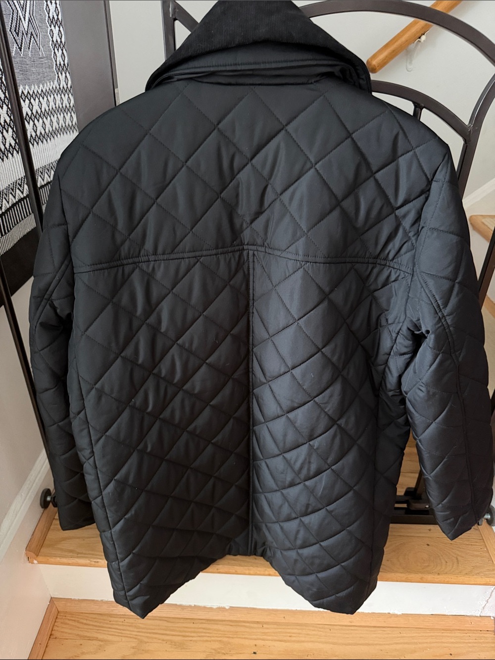 J. Crew Black Quilted Puffer Coat - Picture 7 of 7